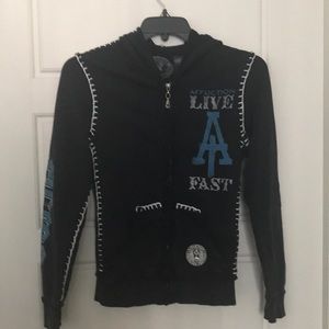 Black Sin City Affliction Hoodie